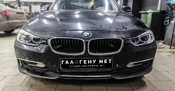 BMW F30 - замена линз в фарах на biled модули GNX Silver, замена стёкол фар, устранение запотевания фар