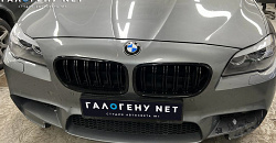 BMW f10 - замена линз в фарах на биксеноновые модули GNX Hella 3R Clear Vision, замена стёкол фар, 