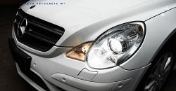 Mercedes-Benz R350 — замена модулей Hella 2, ремонт фар