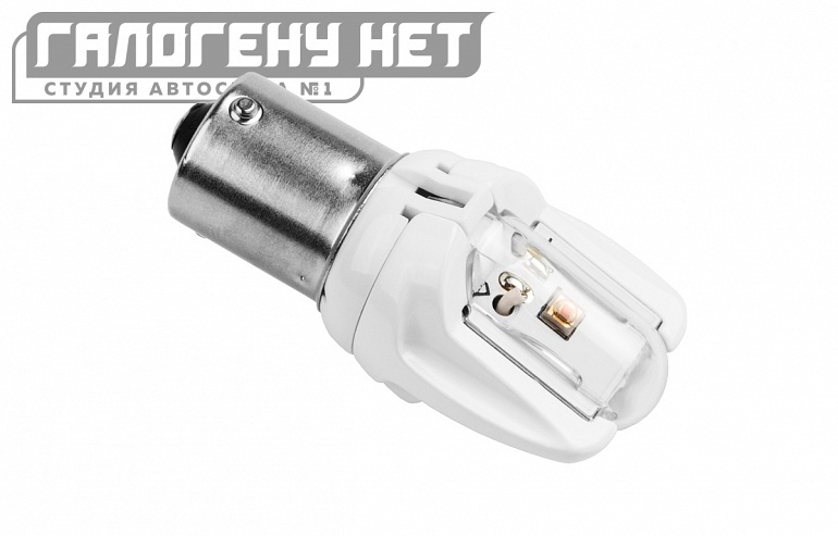 Светодиодная лампа MTF Light P21W желтая (MP21WY)