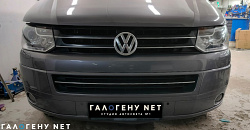 Volkswagen Multivan - установка biled модулей в отражатель в фарах, восстановление стёкол фар, бронирование фар