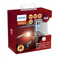 Лампа Philips H4 G-force +130% 12342XVG2 (2шт)