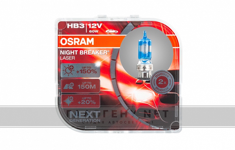 Лампа Osram HB3 9005NL Night Breaker Laser (2шт)
