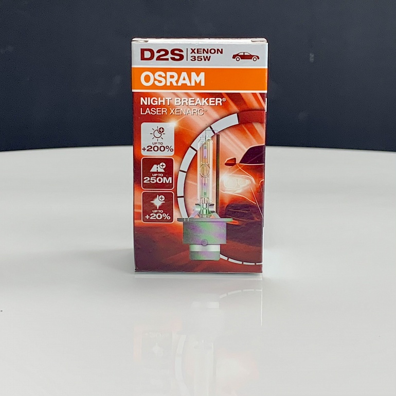 Ксеноновая лампа D2S OSRAM 66240XNL +200% Night Breaker Laser Xenarc