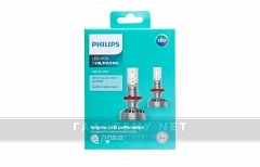 Светодиодные лампы Philips H8/H11/H16 Ultinon LED Fog 6200K (11366ULWX2)