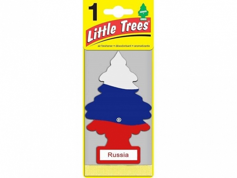 Освежитель воздуха LITTLE TREES российский флаг (ваниль)