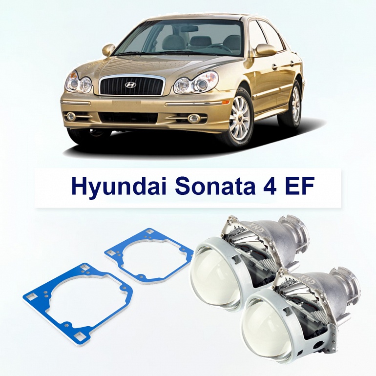Линзы Hella 3R Crystal для фар Hyundai Sonata EF Тагаз 2001-2012