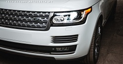 Land Rover Range Rover — замена штатных линз на светодиодные модули GNX Professional Series 3.0