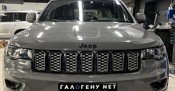 Jeep Grand Cherokee - замена линз в фарах на biled модули GNX X-Bright X3, бронирование фар антигравийной плёнкой