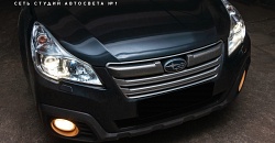 Subaru Legacy/Outback — замена штатных линз на биксеноновые модули Hella 3R, восстановление прозрачности стекол, полировка изнутри и снаружи