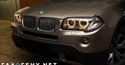 BMW X3 E83 — замена стекол, бронирование фар полиуретановой пленкой SunTek PPF