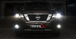Nissan Pathfinder IV — установка биксеноновых линз Hella 3R