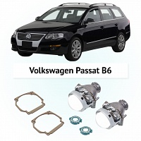 Линзы Hella 3R Crystal для фар Volkswagen Passat B6 2005-2008 (адаптив)