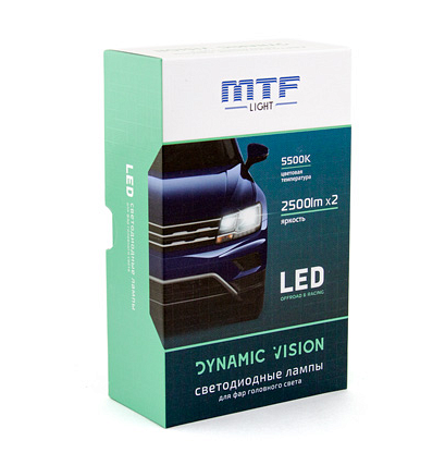 Светодиодные лампы MTF H11 Dynamic Vision LED 5500K (комплект)