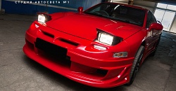 Mitsubishi 3000GT (GTO) — установка новых галогенных фар Hella 167х107мм, (FF/ H4, T4W)