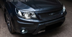 Subaru Forester SH — установка биксеноновых линз Hella 3R в штатный ксеноновый отражатель