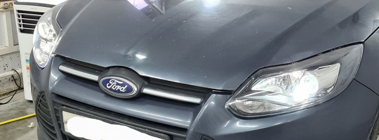 Линзы для фар для Ford Focus 3 2011-2015 (H7/D2S)