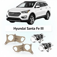 Линзы Hella QR для фар Hyundai Santa Fe 3 2012-2016 (неадаптив)