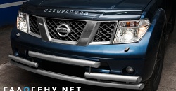 Nissan Pathfinder III — ретрофит фар с установкой биксенона Hella 3R в галогенный отражатель, шлифовка стекол фар, бронирование фар полиуретановой пленкой SunTek PPF
