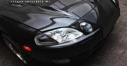 Toyota Soarer — установка новых светодиодных линз GNX Professional Series 3.0, установка светодиодных ламп, бронирование фар, тонирование задних фонарей, шлифовка стекол