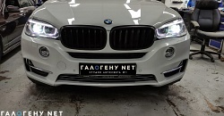 BMW X5 F15 - замена линз в фарах на biled модули GNX Silver
