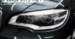 BMW X6 E71 — реставрация фар, шлифовка стекла, бронирование фар пленкой SunTek PPF