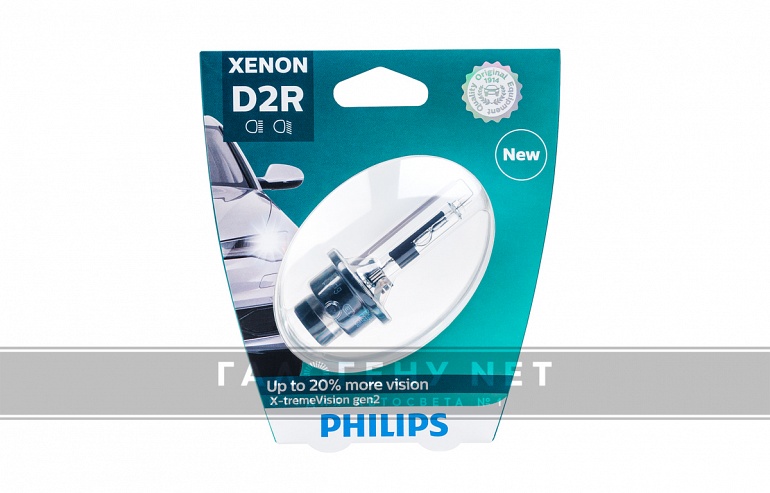 Ксеноновая лампа D2R PHILIPS 85126XV2 X-treme Vision +30%