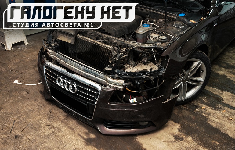 Audi A4 — замена стекол на новые